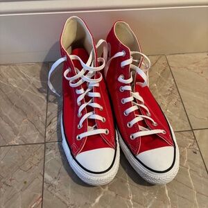Converse All Stars high top red size 11.5 - worn once